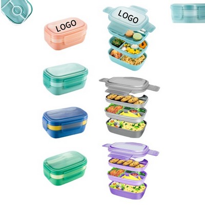 3 Layer Stackable Bento Lunch Box